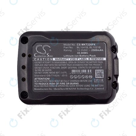 Makita CXT, C, D, F, H, J, P, R, S, T-series - Batéria BL10xx Li-Ion 2500mAh HQ