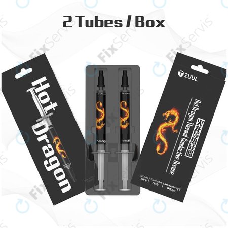 2UUL Hot Dragon - Chladiaca Pasta na Opravy Čipov (2ks)