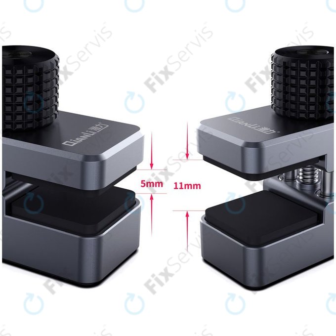 QianLi iClamp - Hliníková Svorka s Gumovou Výplňou - Rozpätie 11mm (4ks)