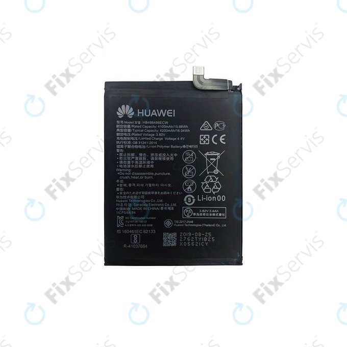 Huawei Mate 20 Pro, P30 Pro - Batéria HB486486ECW 4200mAh - 24022762, 24022946 Genuine Service Pack