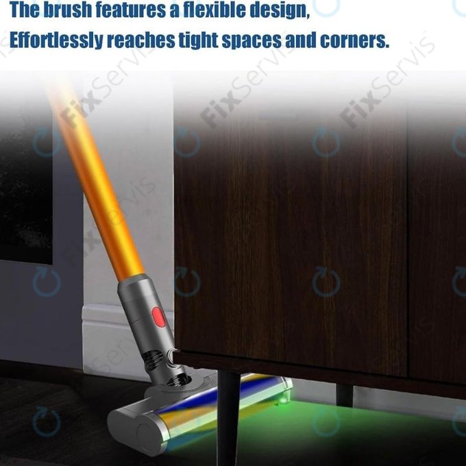 Dyson V12 - Podlahová Hubica s LED Zeleným Svetlom