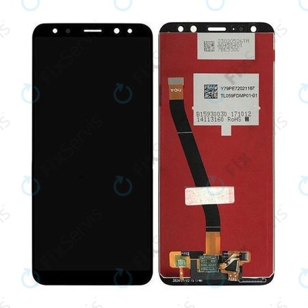 Huawei Mate 10 Lite - LCD Displej + Dotykové Sklo (Black) TFT