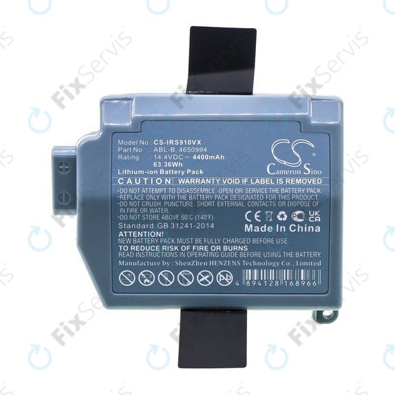 Batéria pre iRobot Roomba S9, S9+, 4400mAh, Li-Ion, 14.4V, ABL-B, HQ
