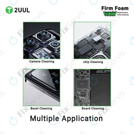 2UUL SC07 - Vysokohustotné čistiace podložky pre kameru, čipy a PCB (500ks)