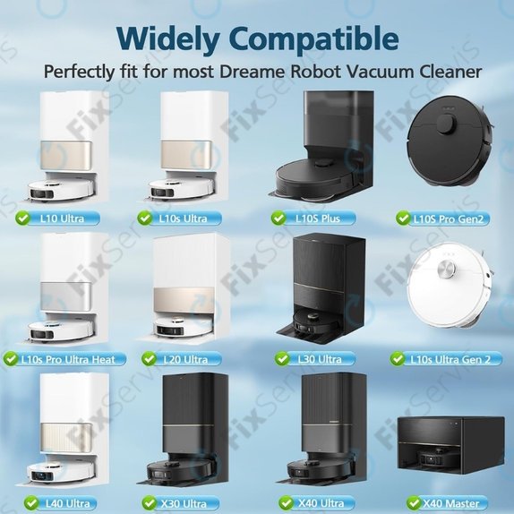 Mopovacia utierka, 2 ks pre Xiaomi Dreame X40 Ultra, L40 Ultra, L10s Ultra, Pro Gen2, Mova E30 Ultra