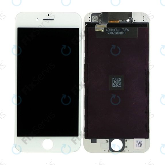 Displej In-Cell pre iPhone 6, White, Dotykové sklo s rámom, FixPremium