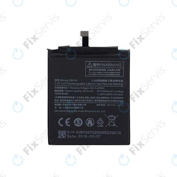 Xiaomi Redmi 5A - Batéria BN34 3000mAh