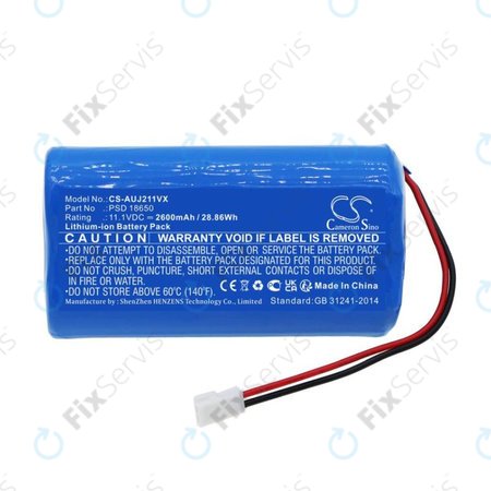 Batéria pre Aquajack 211, 2600mAh, Li-Ion, 11.1V, PSD 18650, HQ