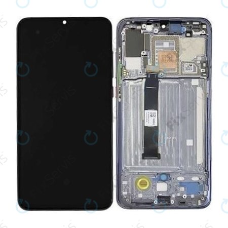 Xiaomi Mi 9 Pro 5G - LCD Displej + Dotykové Sklo + Rám (Titanium Black) - 5600030F1X00 Genuine Service Pack