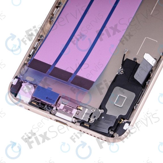 Apple iPhone 6S Plus - Zadný Housing s Malými Dielmi (Gold)
