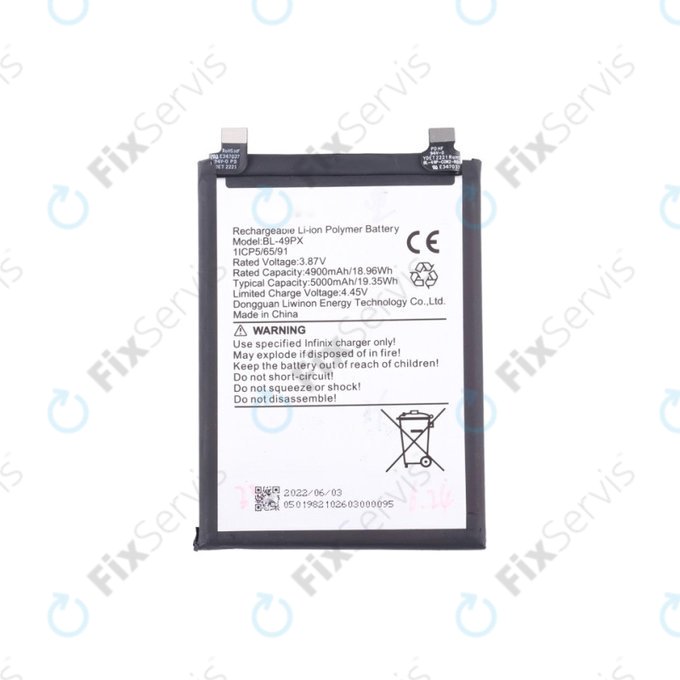 Infinix Note 30 Pro, 30 VIP X6710 - Batéria BL-49PX 5000mAh