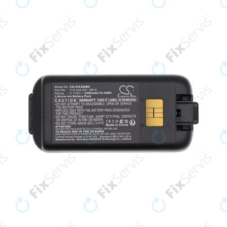 Batéria pre Intermec CK3, CK3A, CK3X, CK3R, CK3C, CK3C1, CK3N, 5200mAh, Li-Ion, 3.7V, 318-034-001, HQ