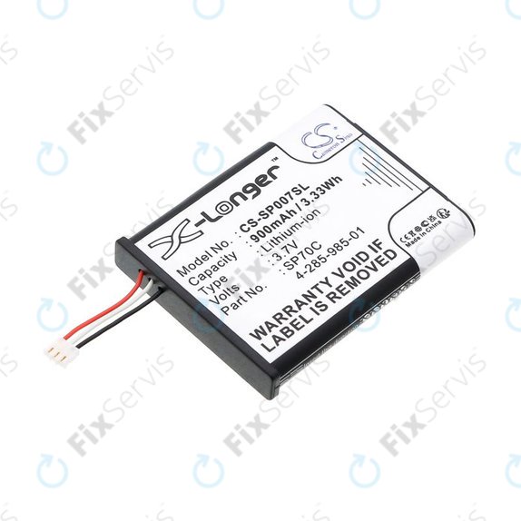 Batéria pre Sony PSP E1000, E1002, E1004, E1008, 900mAh, Li-Ion, 3.7V, SP70C, HQ