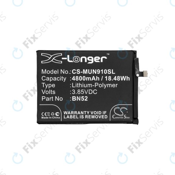Xiaomi Redmi Note 9 Pro - Batéria BN52 4800mAh HQ