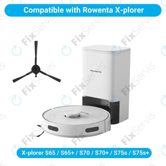 Bočná kefa, 2 ks pre Rowenta X-plorer S65, S65+, S70, S70+, S75s, S75s+