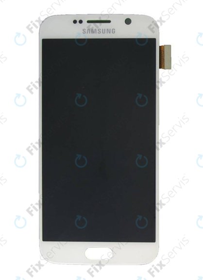 Samsung Galaxy S6 G920F - LCD Displej + Dotykové Sklo (White Pearl) - GH97-17260B Genuine Service Pack