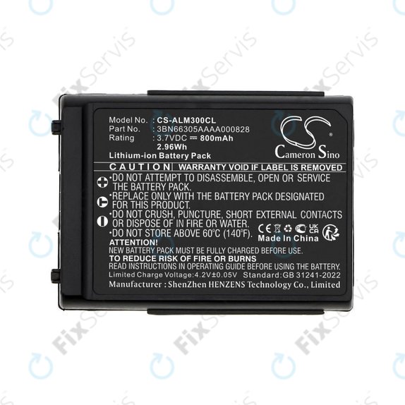 Batéria pre Alcatel Mobile 300, 400 Dect, Mobile Reflexes 300, 400, 800mAh, Li-Ion, 3.7V, 3BN66305AAAA000828, HQ