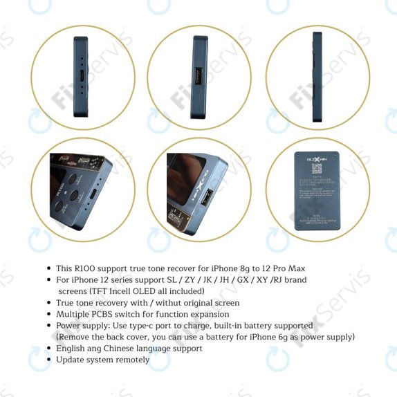 DLZ WIN - DL R100 True Tone Restore Programmer (iPhone 12-series)