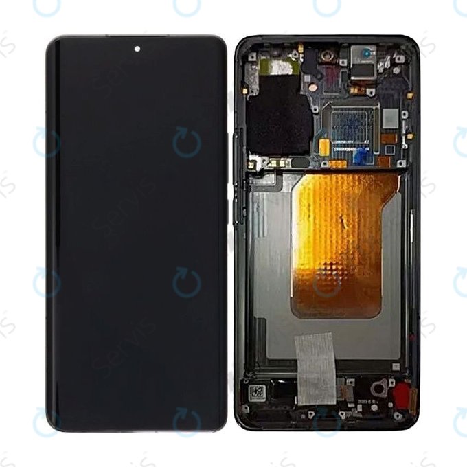 Xiaomi 13 Pro - LCD Displej + Dotykové Sklo + Rám (Ceramic Black) - 56000300M200 Genuine Service Pack