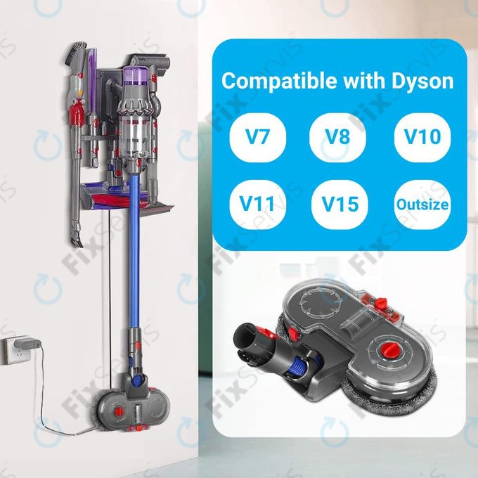 Dyson V-series, Outsize - Elektrická Mopovacia Hlavica s Nádržkou