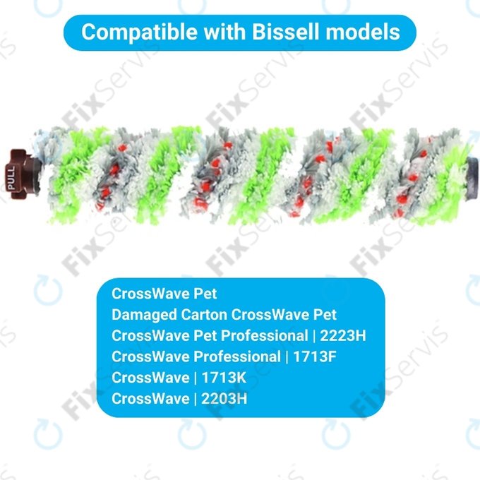 Bissell CrossWave - Hlavná Kefa - Pet Brush 1785 (Mikrovlákno)