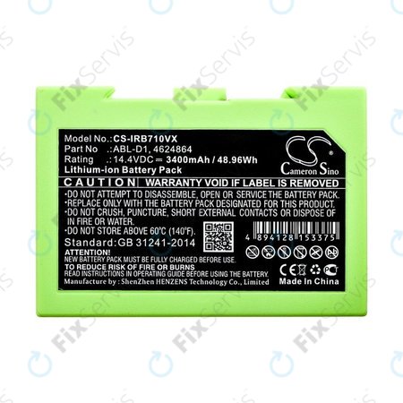 iRobot Roomba e-series, i-series - Batéria ABL-D1, 4624864, ABL-D2 Li-Ion 14.4V 3400mAh HQ