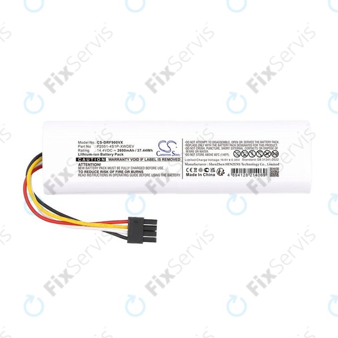 Batéria pre Dreame D9 Plus, F9 Pro, 2600mAh, Li-Ion, 14.4V, P2051-4S1P-XWDEV, HQ