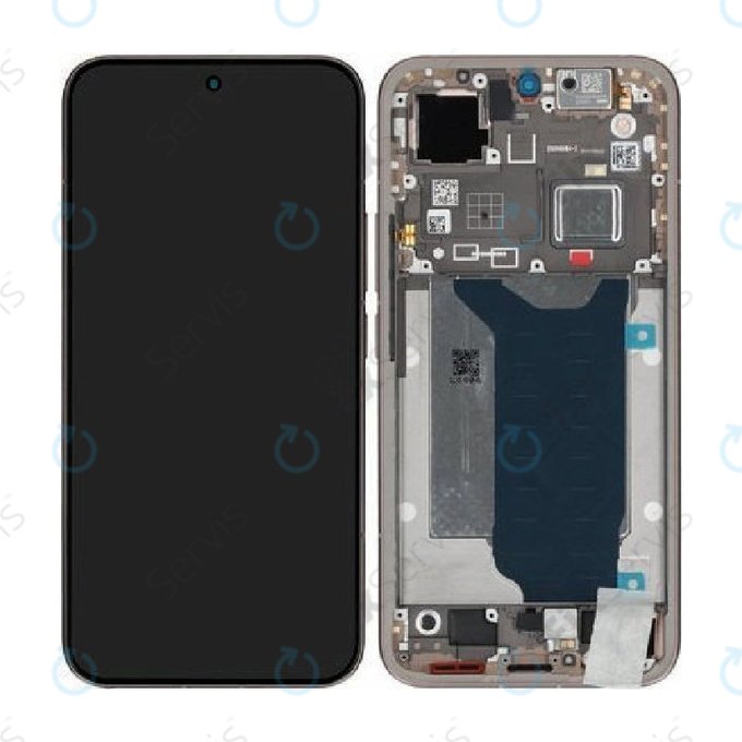 Displej pre Xiaomi 15T Pro 5G, Mocha Gold, Dotykové sklo s rámom, 5600060O12U00, Genuine Service Pack