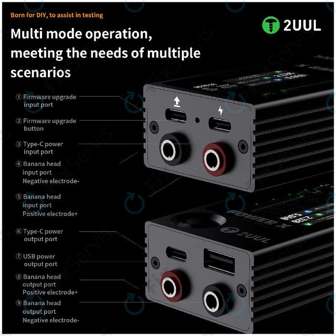USB merač napätia a prúdu (multimeter), 2UUL PW11