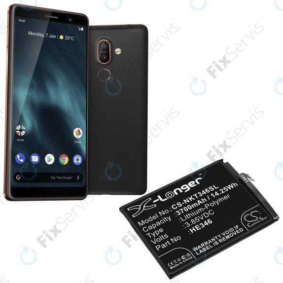 Nokia 7 Plus - Batéria HE346 3700mAh HQ