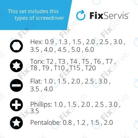 Jakemy JM-8163 - Sada Servisného Náradia pre Servis Elektroniky 62v1