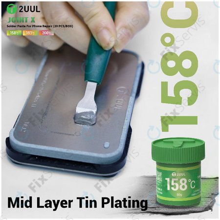 Spájkovacia pasta, nízkoteplotná, 2UUL FS158, (158C)