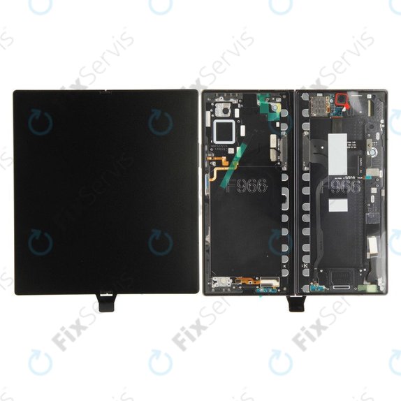 Samsung Galaxy Z Fold 7 F966B - LCD Displej + Dotykové Sklo + Rám (Jetblack) - GH82-37548C Genuine Service Pack