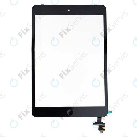Dotykové sklo s IC konektorom pre iPad Mini, Mini 2, Black