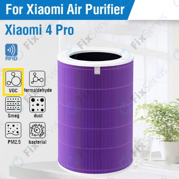 Xiaomi Mi Mijia Air Purifier 4 Pro - HEPA filter (Proti-zápachový) (Fialový)