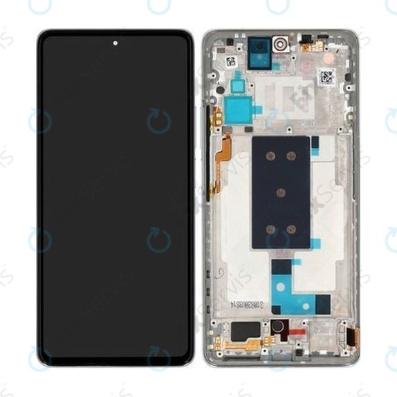 Xiaomi 11T Pro - LCD Displej + Dotykové Sklo + Rám (Moonlight White, Celestial Blue) - 5600040K3S00, 56000D0K3S00 Genuine Service Pack
