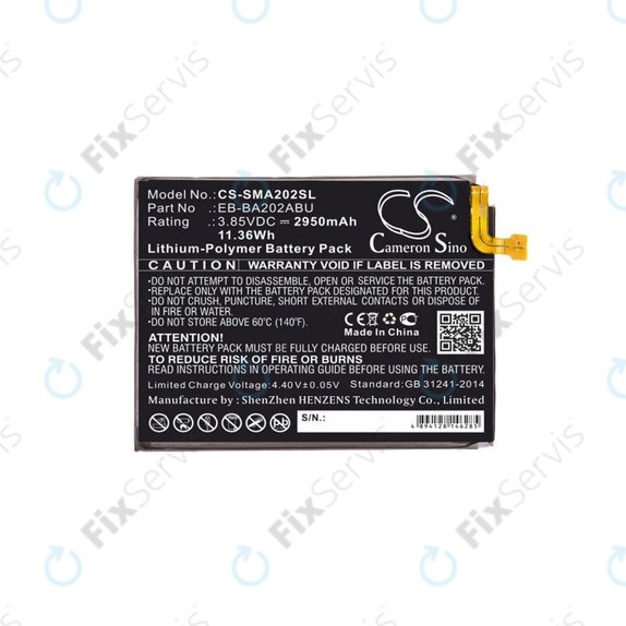 Samsung Galaxy A20e A202F - Batéria EB-BA202ABU 2950mAh HQ