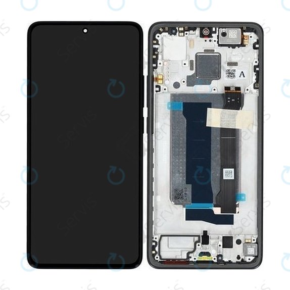Xiaomi Poco X7 Pro - LCD Displej + Dotykové Sklo + Rám (Black) OLED
