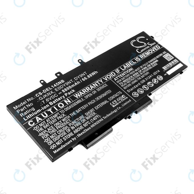 Batéria pre Dell Latitude 14 5490, Latitude 14 5491, 8800mAh, Li-Ion, 7.6V, 00JWGP, HQ
