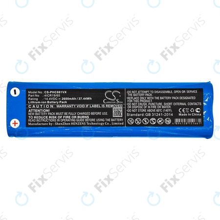 Philips SmartPro Active - Batéria 4ICR19/65 Li-Ion 14.4V 2600mAh HQ