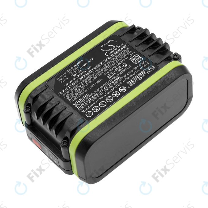 Batéria pre Worx WX800.9 MAX, WX-JCR.9, 4950mAh, Li-Ion, 20V, WA3551.1, HQ