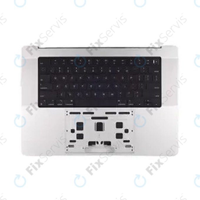 Horný rám klávesnice pre MacBook Pro 14", A3112 (2024), s klávesnicou US a batériou, Silver, 661-42513, Genuine Apple