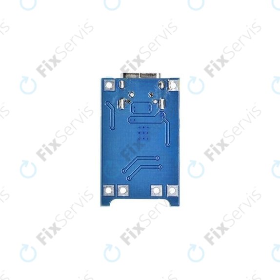 Nabíjací modul TP4056 pre 18650 Li-ion batériu, USB-C, 1 A