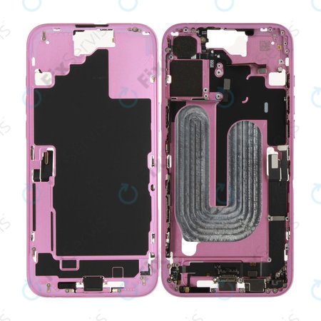 Stredný Rám s Batériou pre iPhone 16 Plus | Pink | ZD076-00686 | Genuine Apple