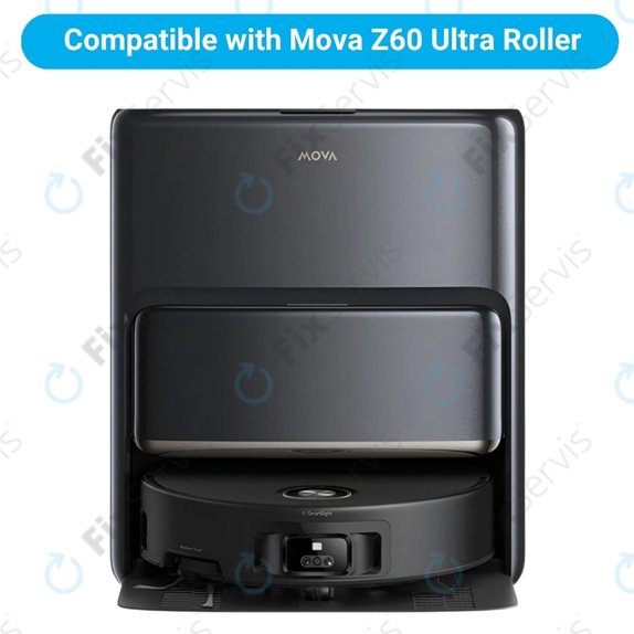 Sada náhradných dielov pre Mova Z60 Ultra Roller (1 pár Hlavných kief, 2x Filter, 2x Bočná kefa)