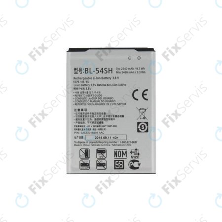 LG G3 S D722, L90 D405, Bello - Batéria BL-54SH 2540mAh
