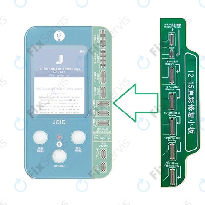 JC V1S, V1SE - LCD Board pre iPhone 12-series, 13, 14, 14 Plus, 15-series (Latest Version 2023)