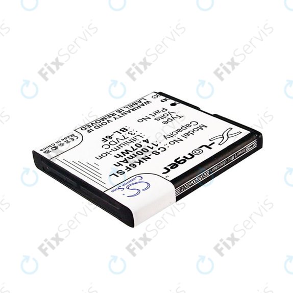 Batéria pre Nokia N78, N79, N95 8GB, 1100mAh, Li-Ion, 3.7V, BL-6F, HQ