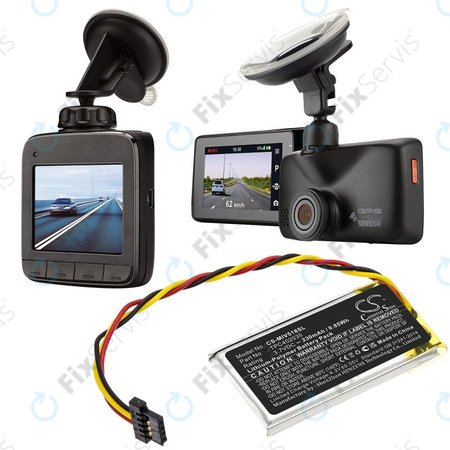 Batéria pre Mio MiVue 508, 518, 528, 538, 608, 618, 792, 230mAh, Li-Pol, 3.7V, TPC402035, HQ