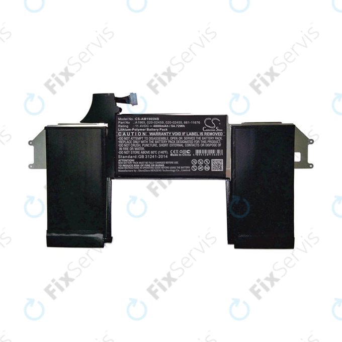 Apple MacBook Air 13" A1932 (Late 2018 - Mid 2019), A2179 (2020) - Batéria A1965 4800mAh HQ